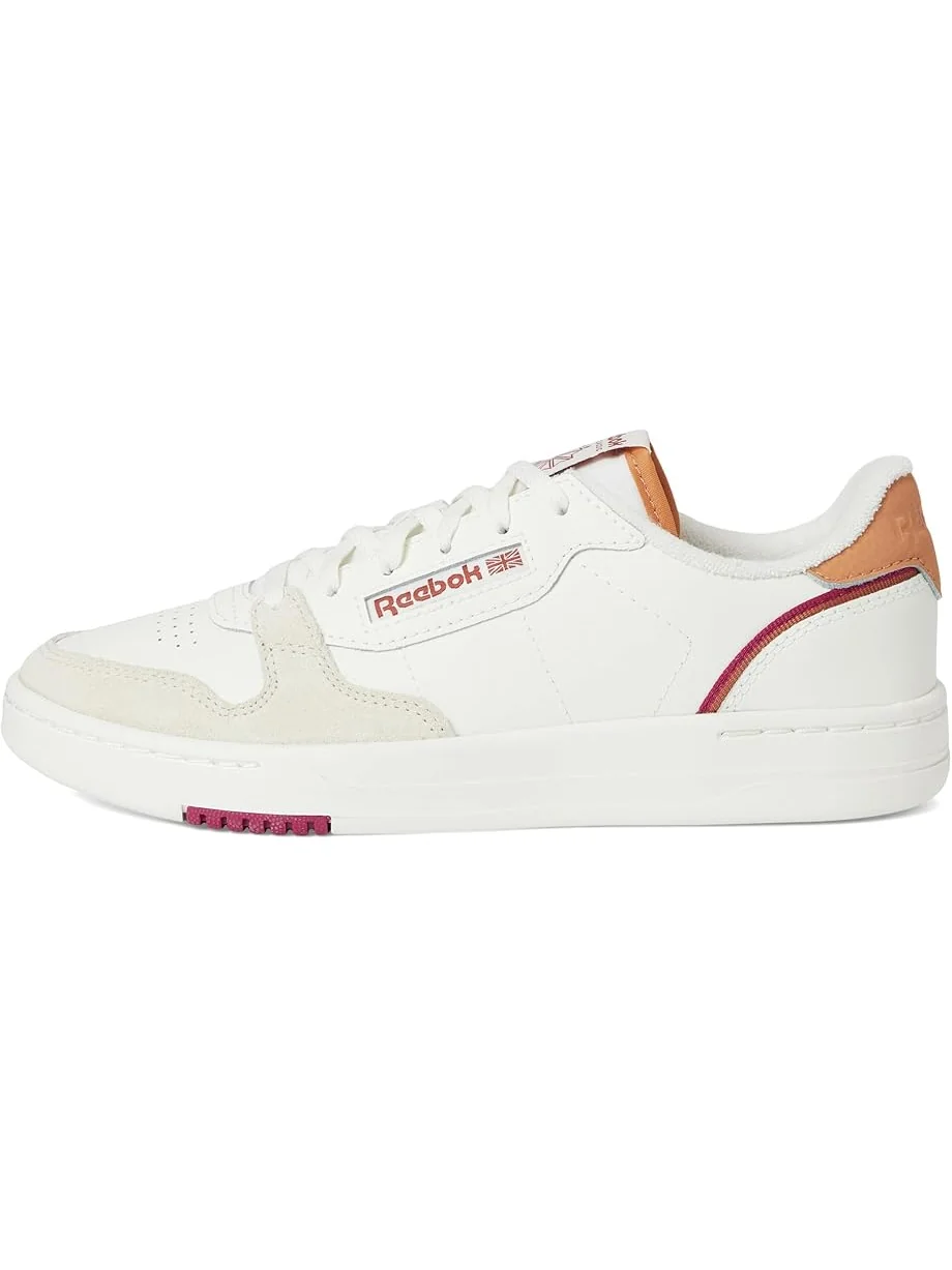 Кроссовки Reebok Lifestyle Phase Court, цвет Chalk/Veryberry/Sunbaked Clay — изображение 4 из 7