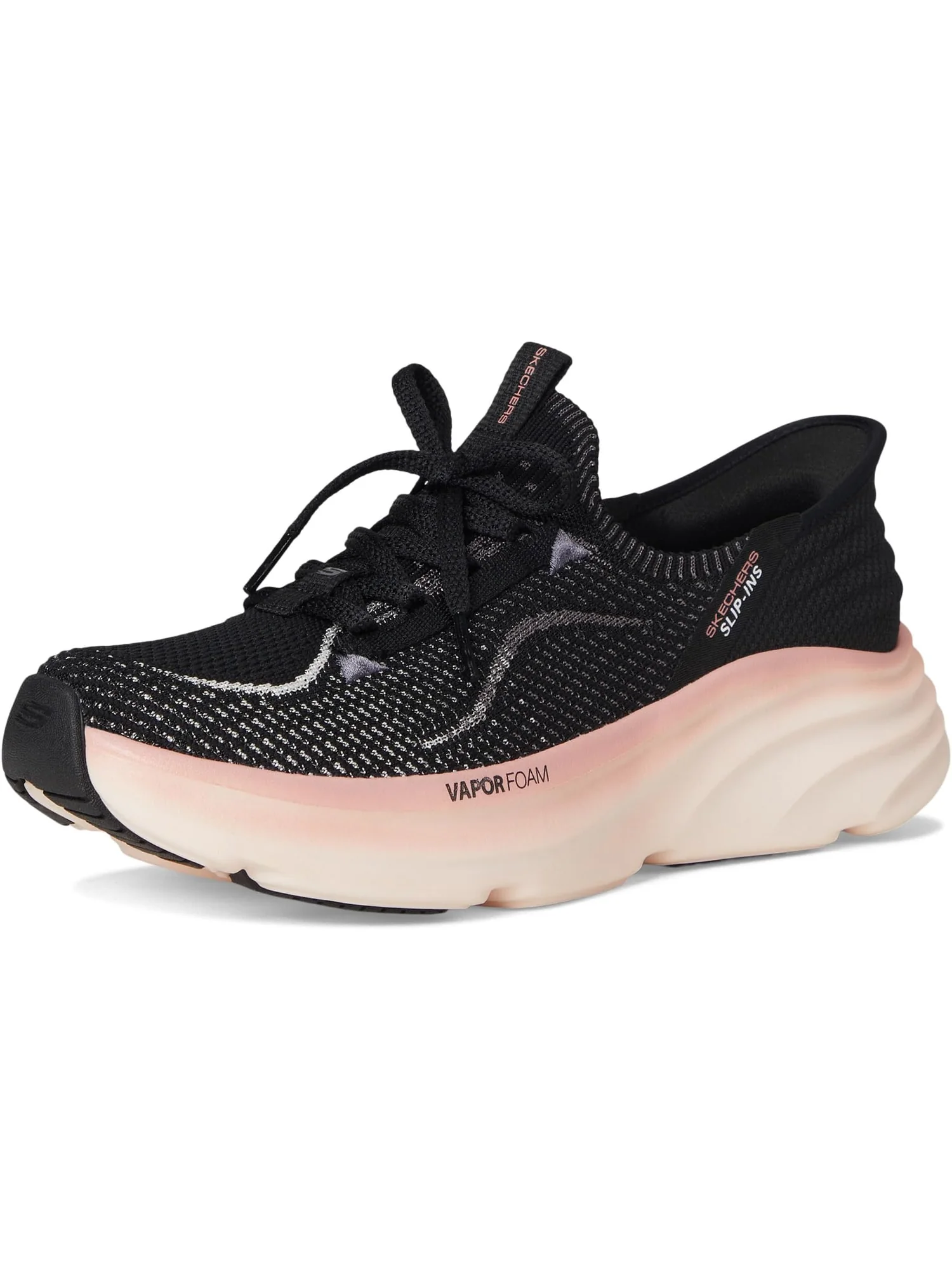 Кроссовки SKECHERS Women's D'Lux Vapor Hands Free Slip-INS — изображение 7 из 7, черный