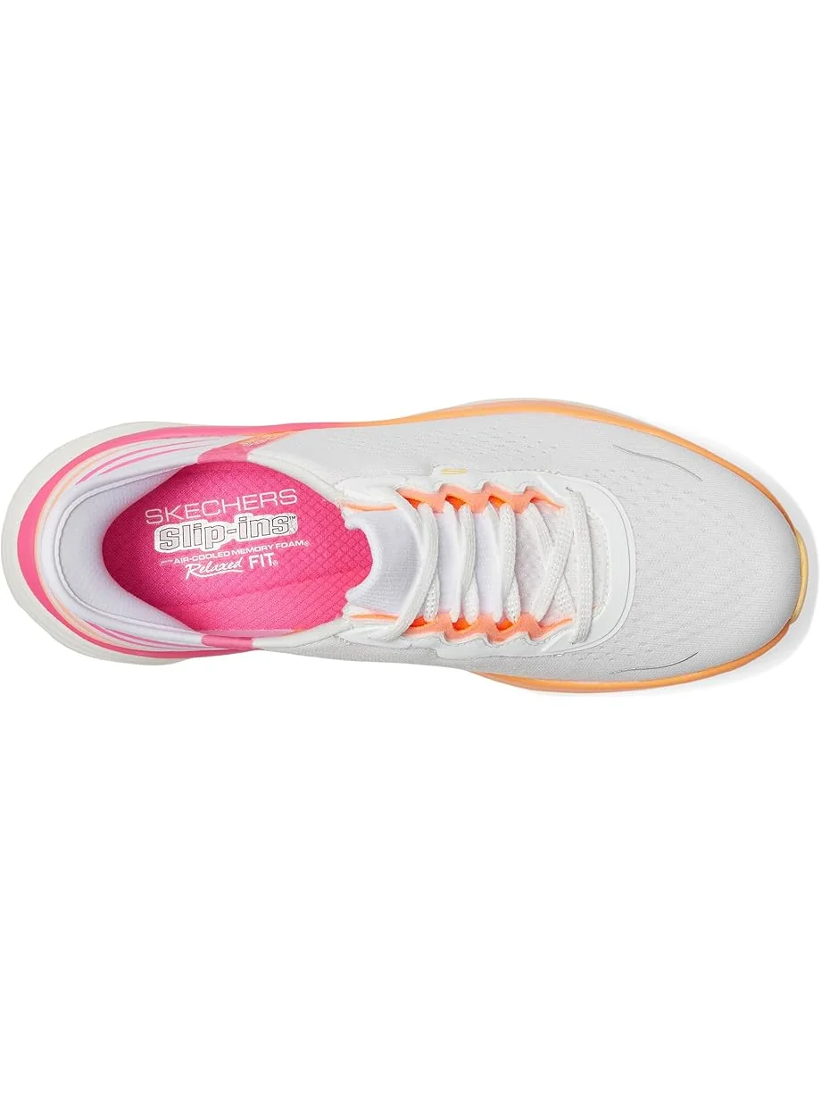 Кроссовки SKECHERS D'Lux Vapor Hands Free Slip-INS — изображение 2 из 7, белый мульти
