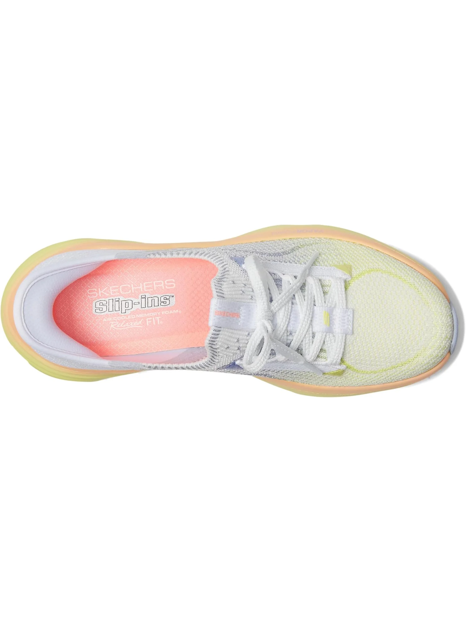 Кроссовки SKECHERS D'Lux Vapor Hands Free Slip-INS — изображение 2 из 7, белый