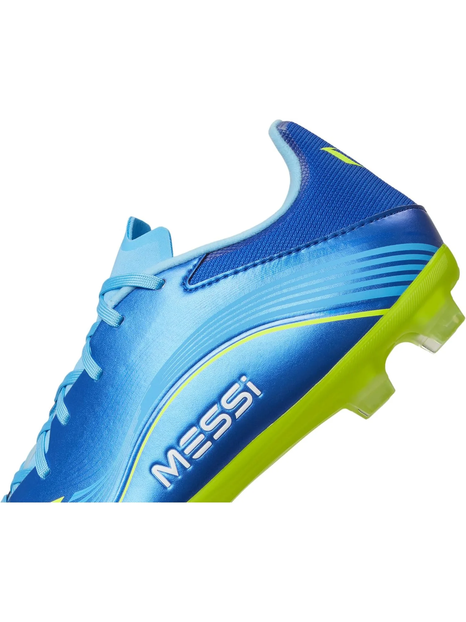 Кроссовки adidas F50 Messi League Firm/Multi Ground Soccer Cleats — изображение 6 из 7, синий/желтый/синий