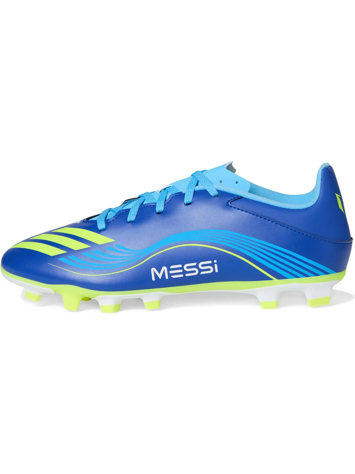 Кроссовки adidas F50 Messi Club Firm/Multi Ground SoccerCleats — изображение 4 из 7, синий/желтый/синий
