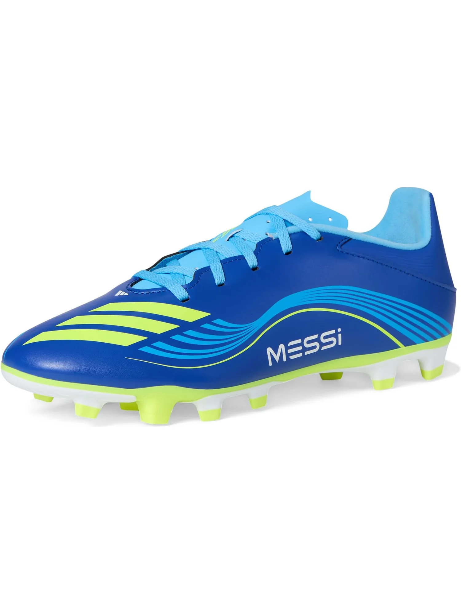 Кроссовки adidas F50 Messi Club Firm/Multi Ground SoccerCleats — изображение 7 из 7, синий/желтый/синий