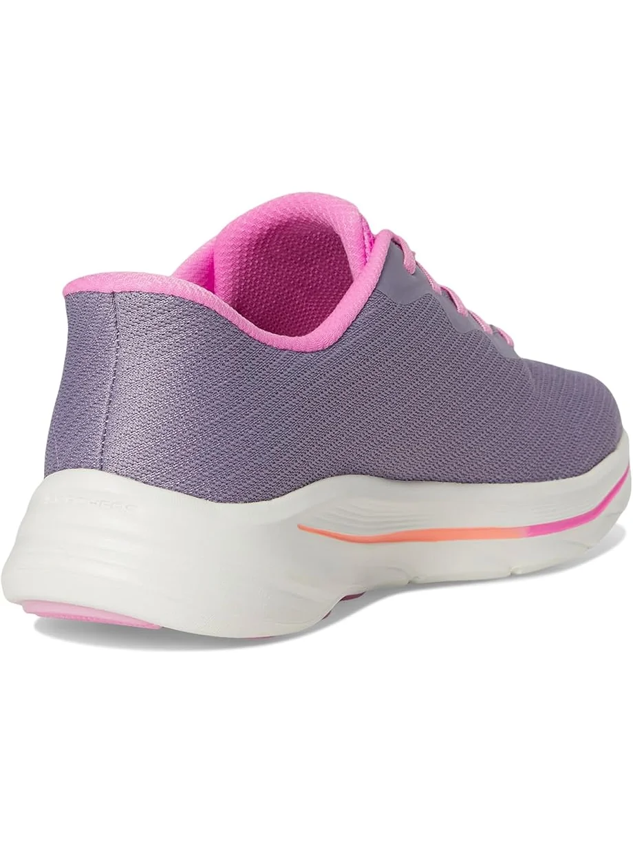 Кроссовки SKECHERS Performance Go Walk 8 Nadia Hands Free Slip-Ins — изображение 5 из 7, серый/розовый