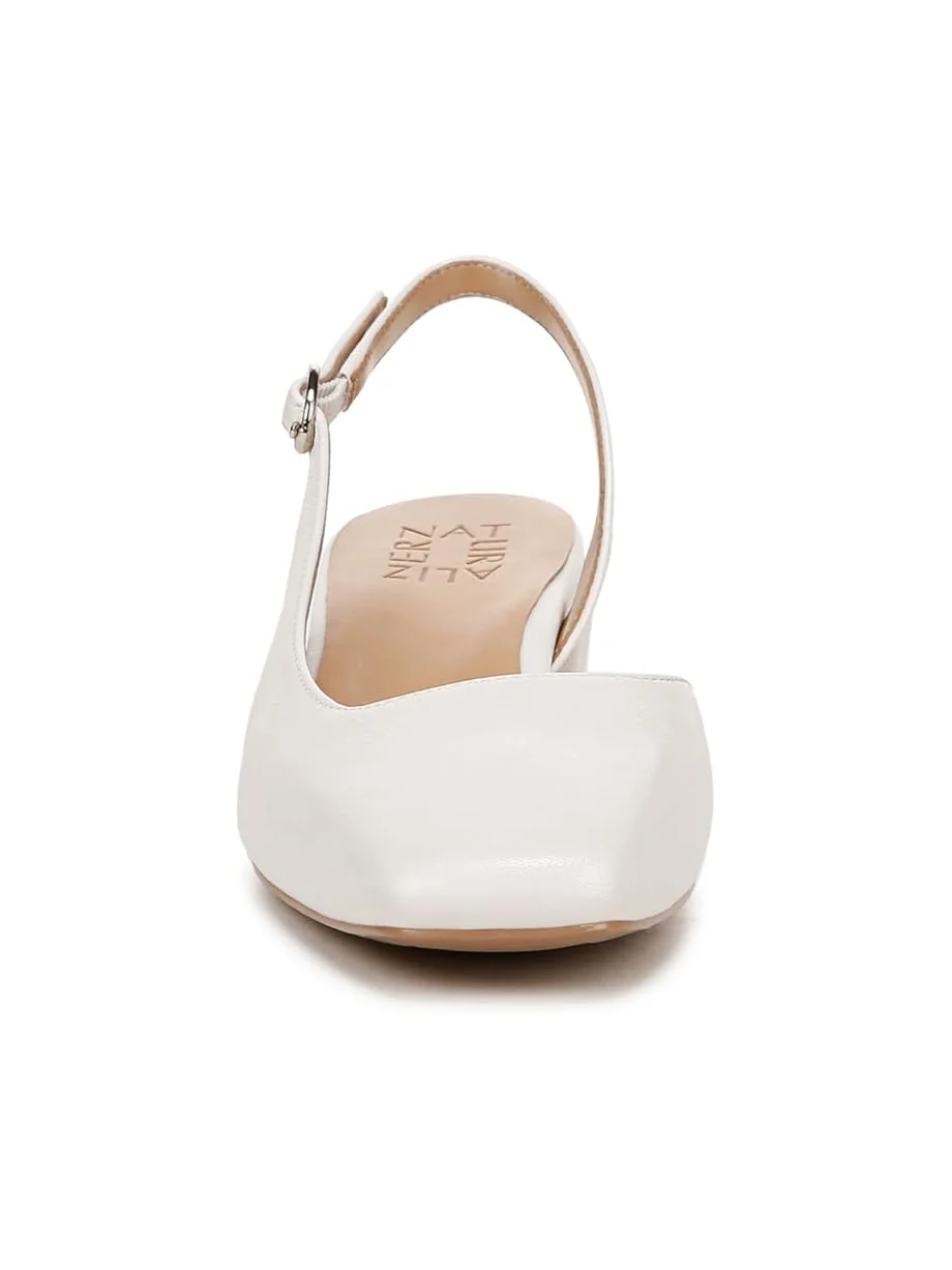 Туфли Naturalizer Jayla Low Heel Slingback Dress Shoes — изображение 7 из 7, белый