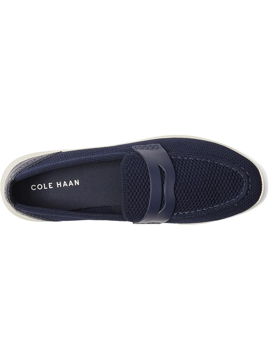Лоферы Cole Haan Zerogrand Meritt Stitchlite Loafers — изображение 2 из 6, синий/слоновая кость