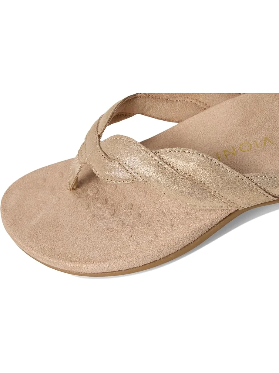 Сандалии VIONIC Bella Braid Thong Sandals — изображение 6 из 7, золотистый