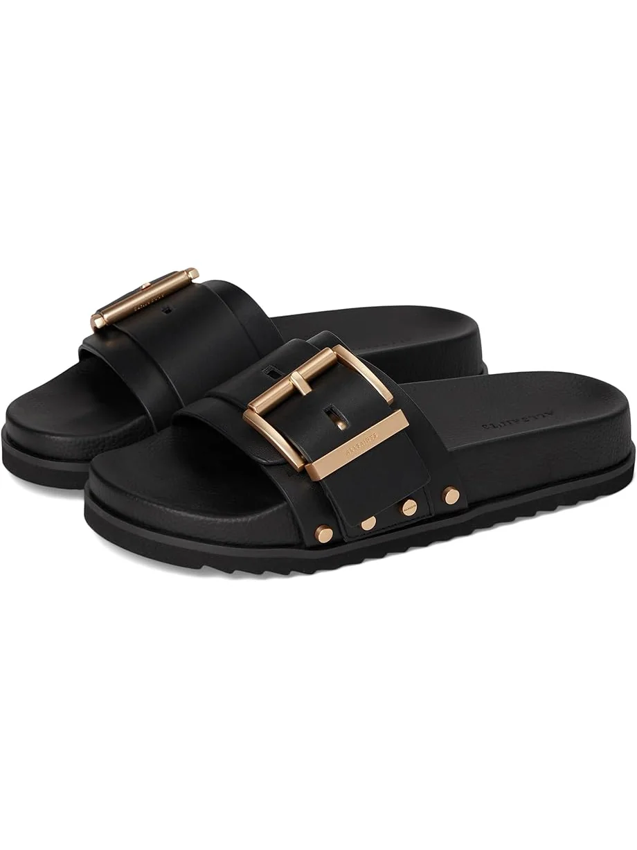 Сандалии AllSaints Ellie Stud Slider — изображение 1 из 7, черный