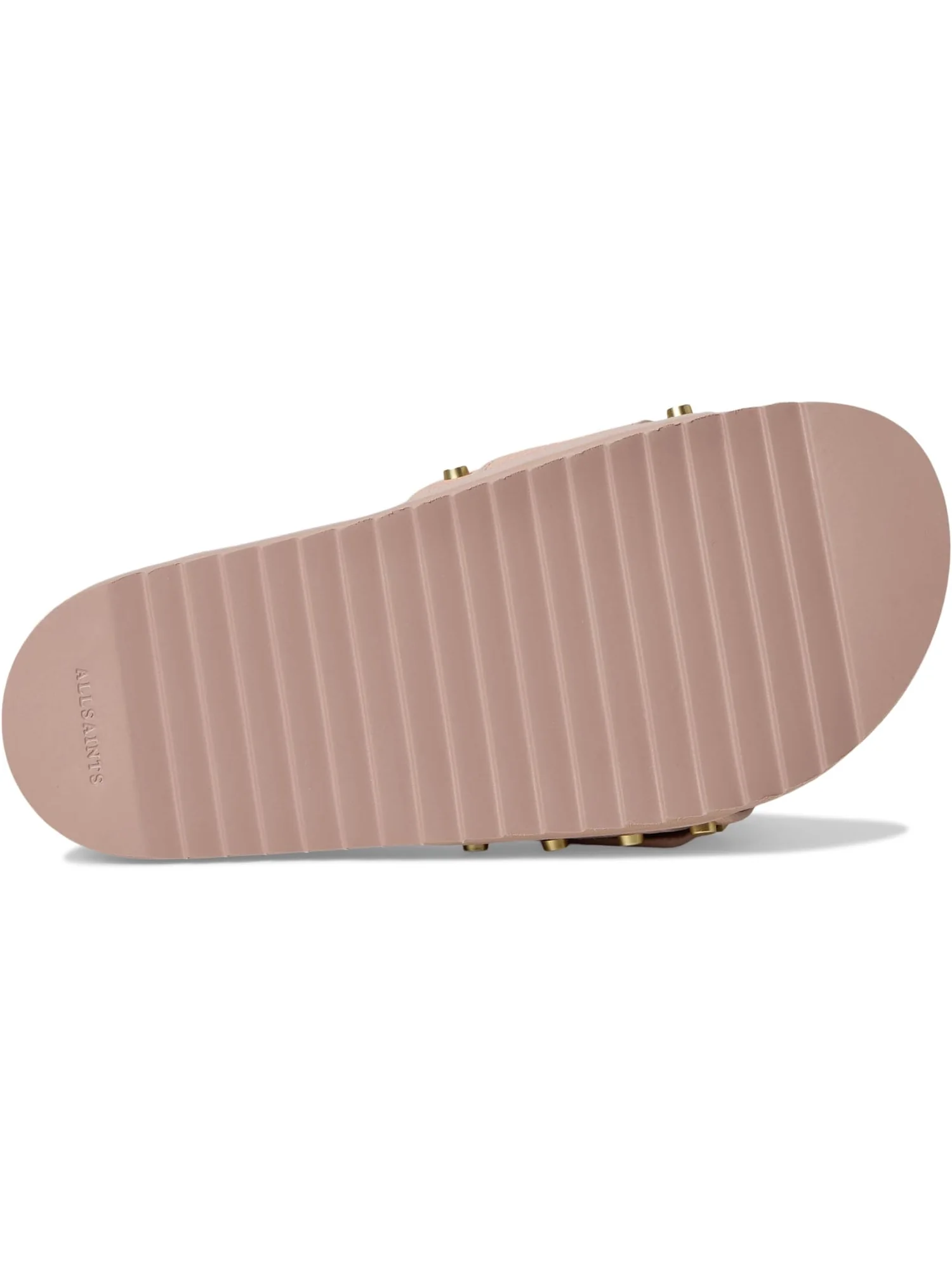 Сандалии AllSaints Ellie Stud Slider — изображение 3 из 7, розовый розовый