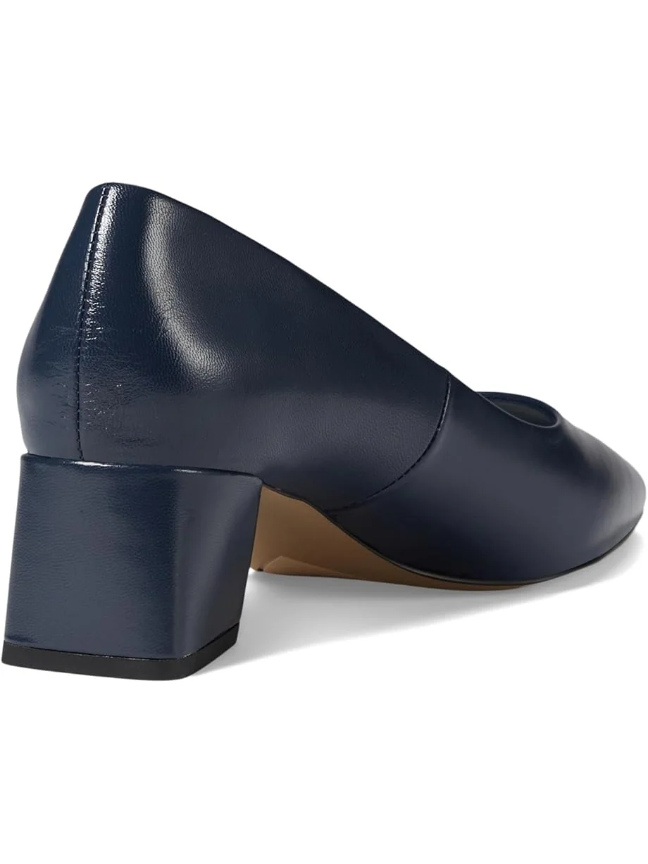 Туфли Franco Sarto Racer Pointed Toe Block Heel Pump — изображение 5 из 5, темно-синий синий