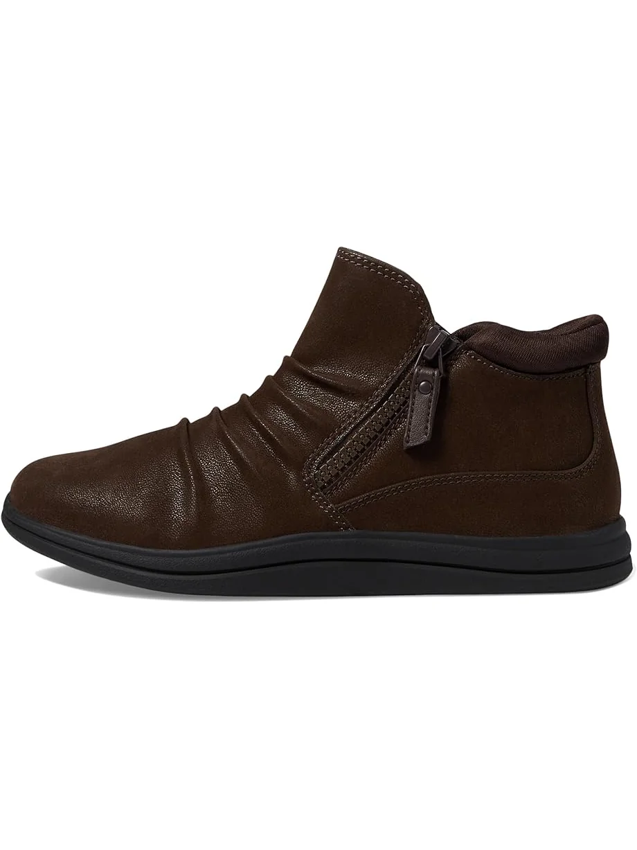 Ботинки женские Clarks Breeze Range со сборкой на молнии — изображение 4 из 6, темно-коричневый