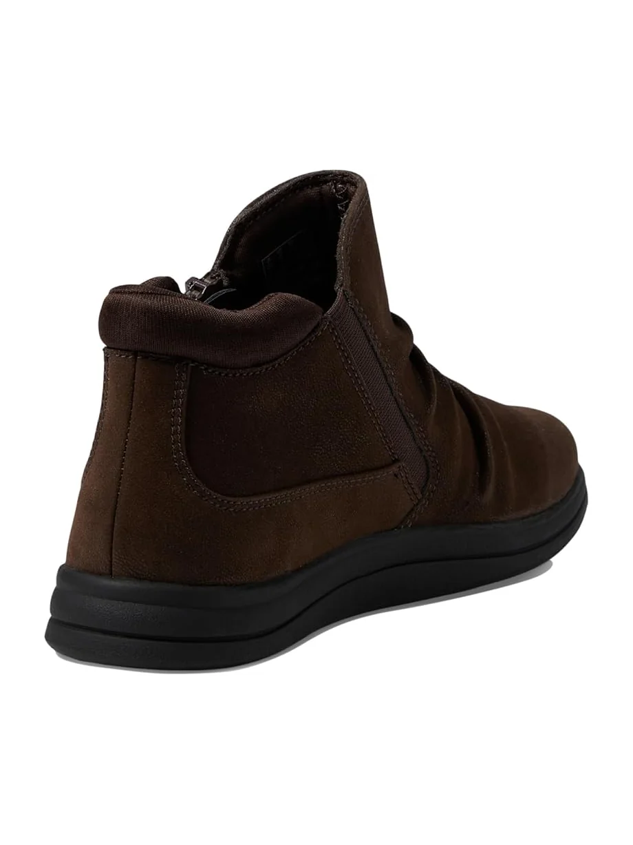 Ботинки женские Clarks Breeze Range со сборкой на молнии — изображение 5 из 6, темно-коричневый