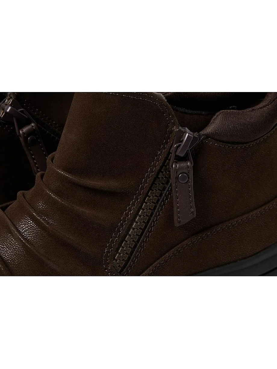 Ботинки женские Clarks Breeze Range со сборкой на молнии — изображение 6 из 6, темно-коричневый