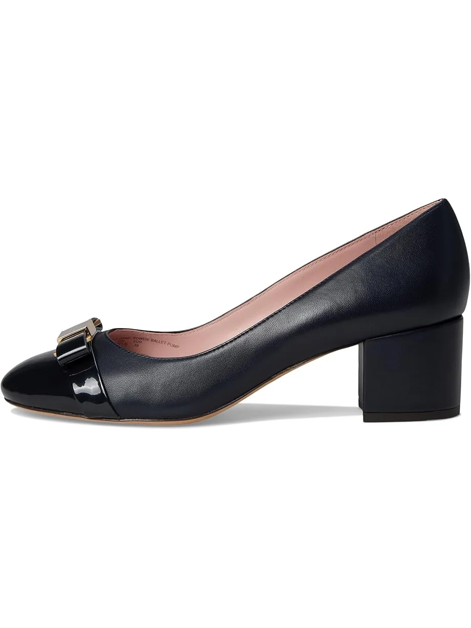 Туфли Kate Spade New York Bowdie Smooth Leather Ballet Pump — изображение 4 из 7, темно-синий