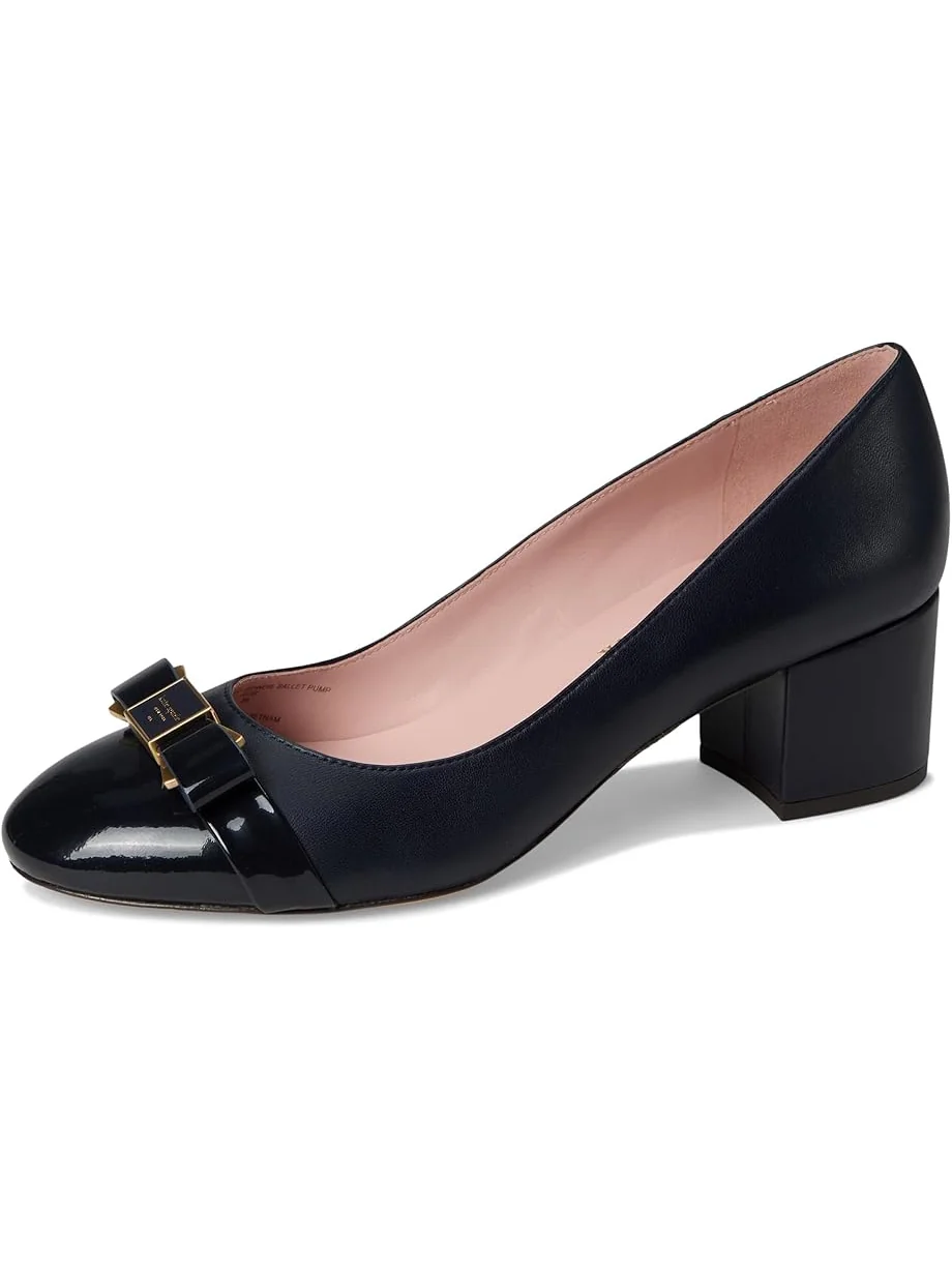 Туфли Kate Spade New York Bowdie Smooth Leather Ballet Pump — изображение 7 из 7, темно-синий