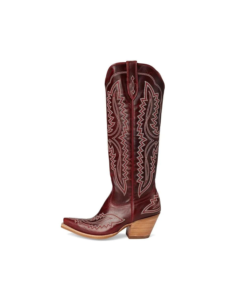 Женские сапоги Ariat Casanova в ковбойском стиле с вышивкой — изображение 4 из 7, красный