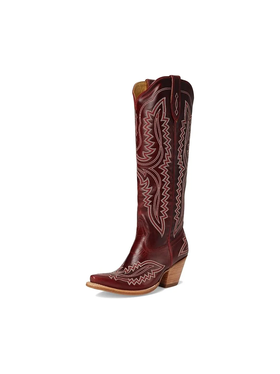 Женские сапоги Ariat Casanova в ковбойском стиле с вышивкой — изображение 7 из 7, красный