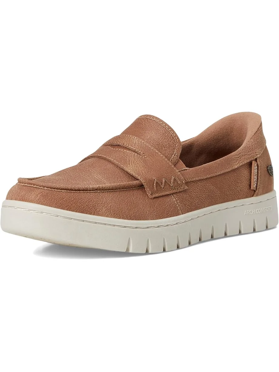 Лоферы BOBS from SKECHERS Hands Free Slip-Ins - Arch Comfort - Sunfest — изображение 7 из 7, желто-коричневый