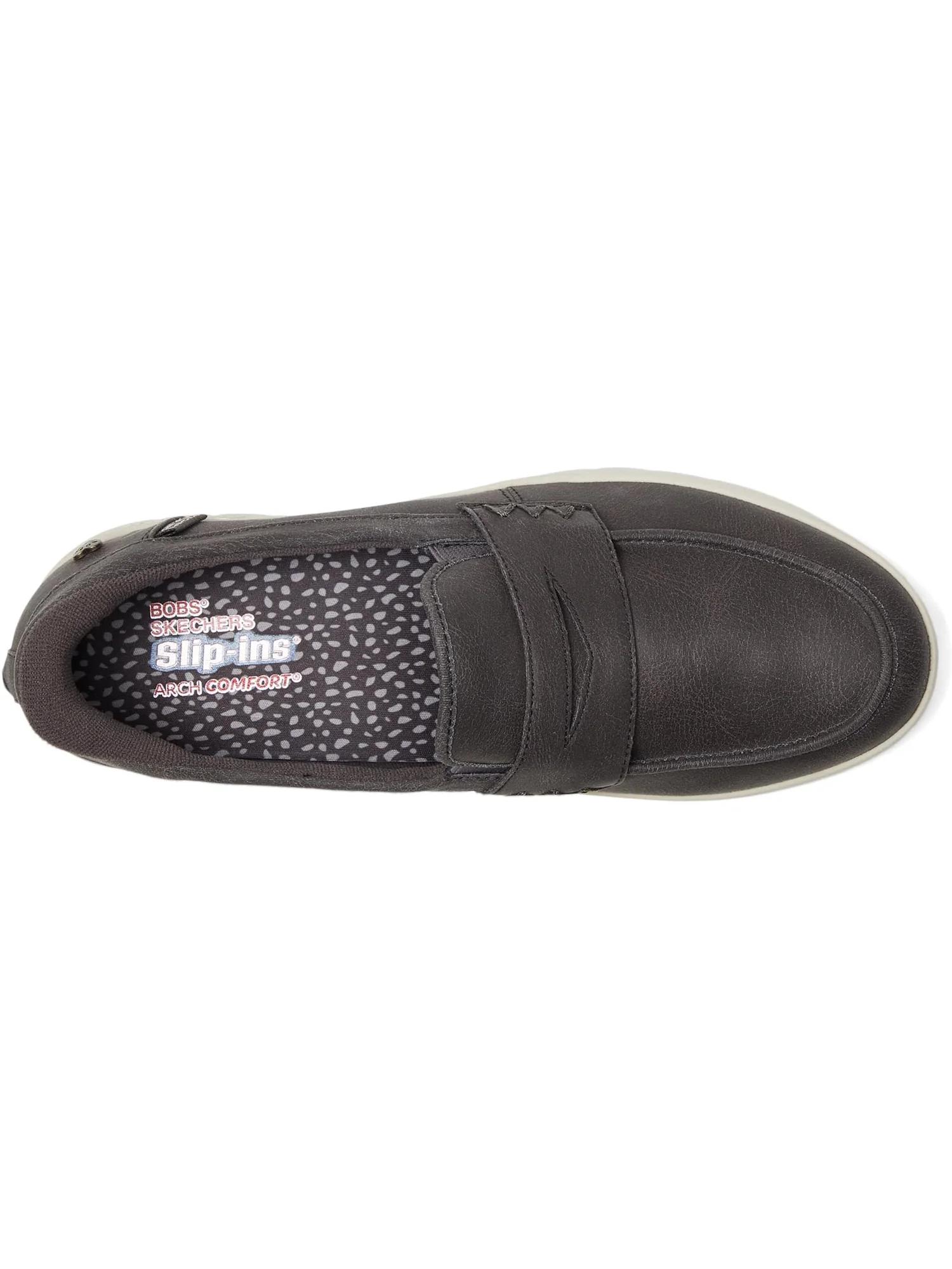 Лоферы BOBS from SKECHERS Women's Hands Free Slip-Ins - Arch Comfort - Sunfest — изображение 2 из 7, темно-серый