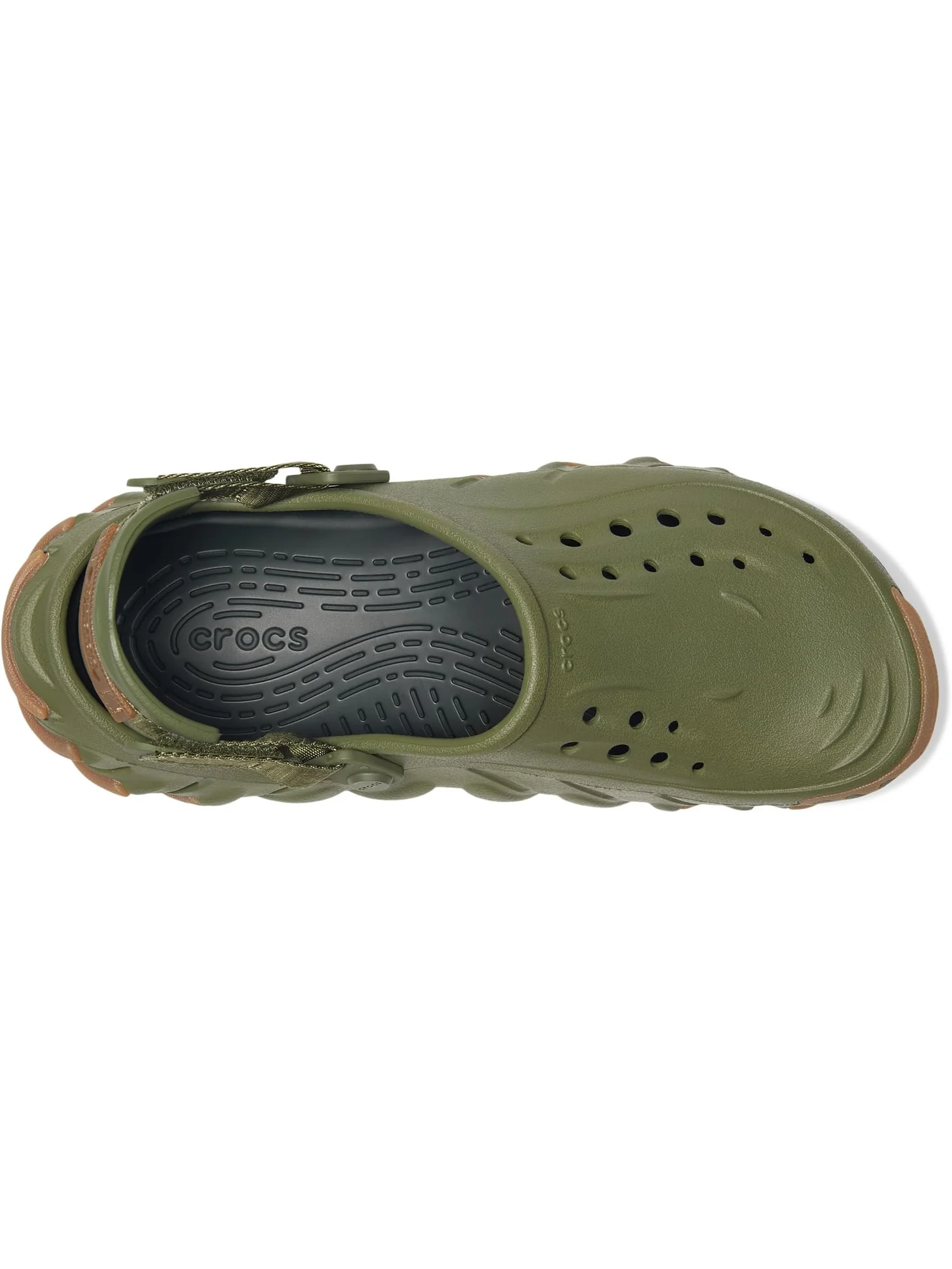 Сабо Crocs Unisex Echo Ro Clog — изображение 2 из 8, зеленый