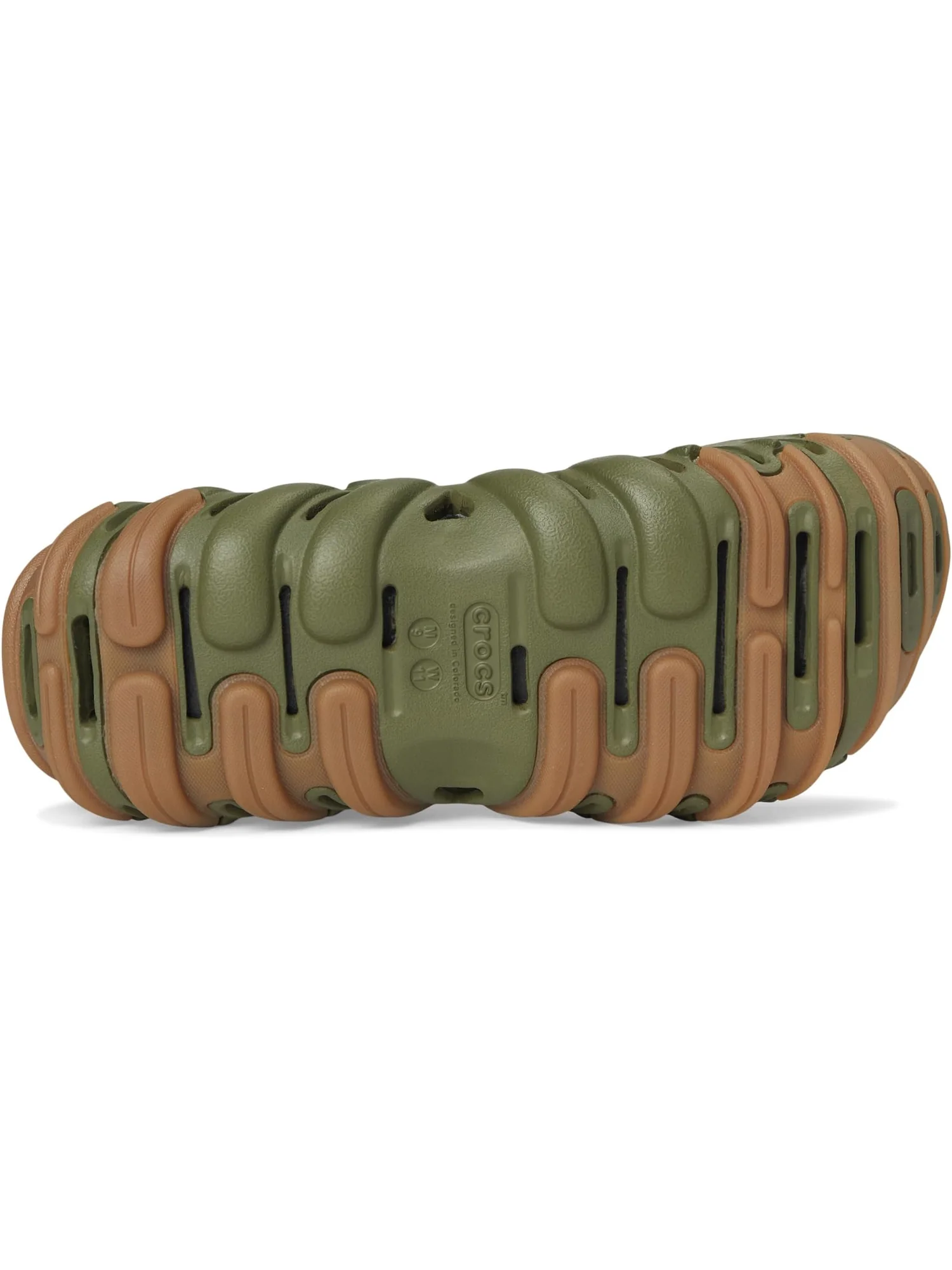 Сабо Crocs Unisex Echo Ro Clog — изображение 3 из 8, зеленый
