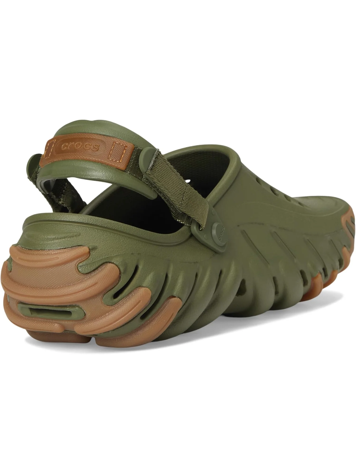 Сабо Crocs Unisex Echo Ro Clog — изображение 5 из 8, зеленый