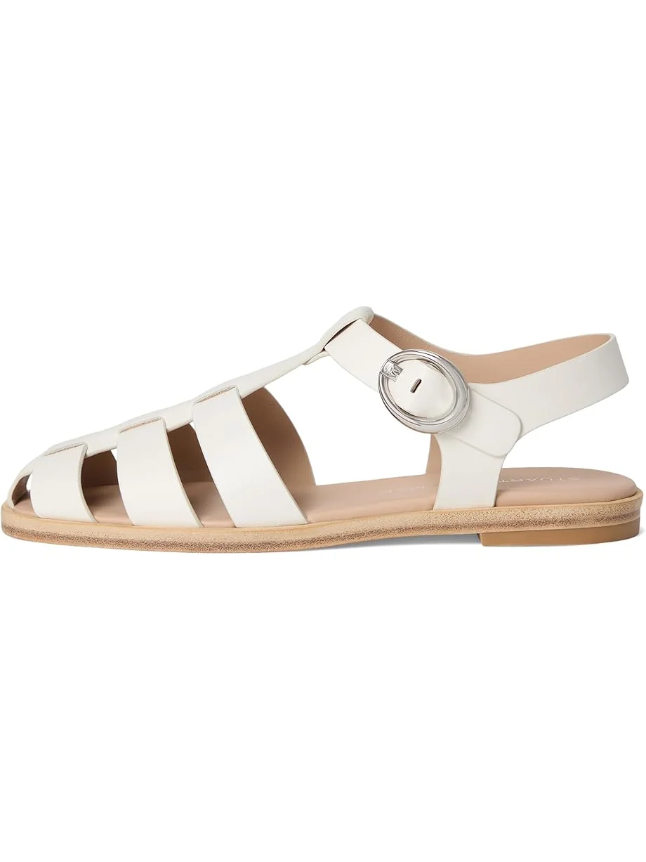Сандалии Stuart Weitzman Villa Fshrmn Sandals — изображение 4 из 7, кремовый