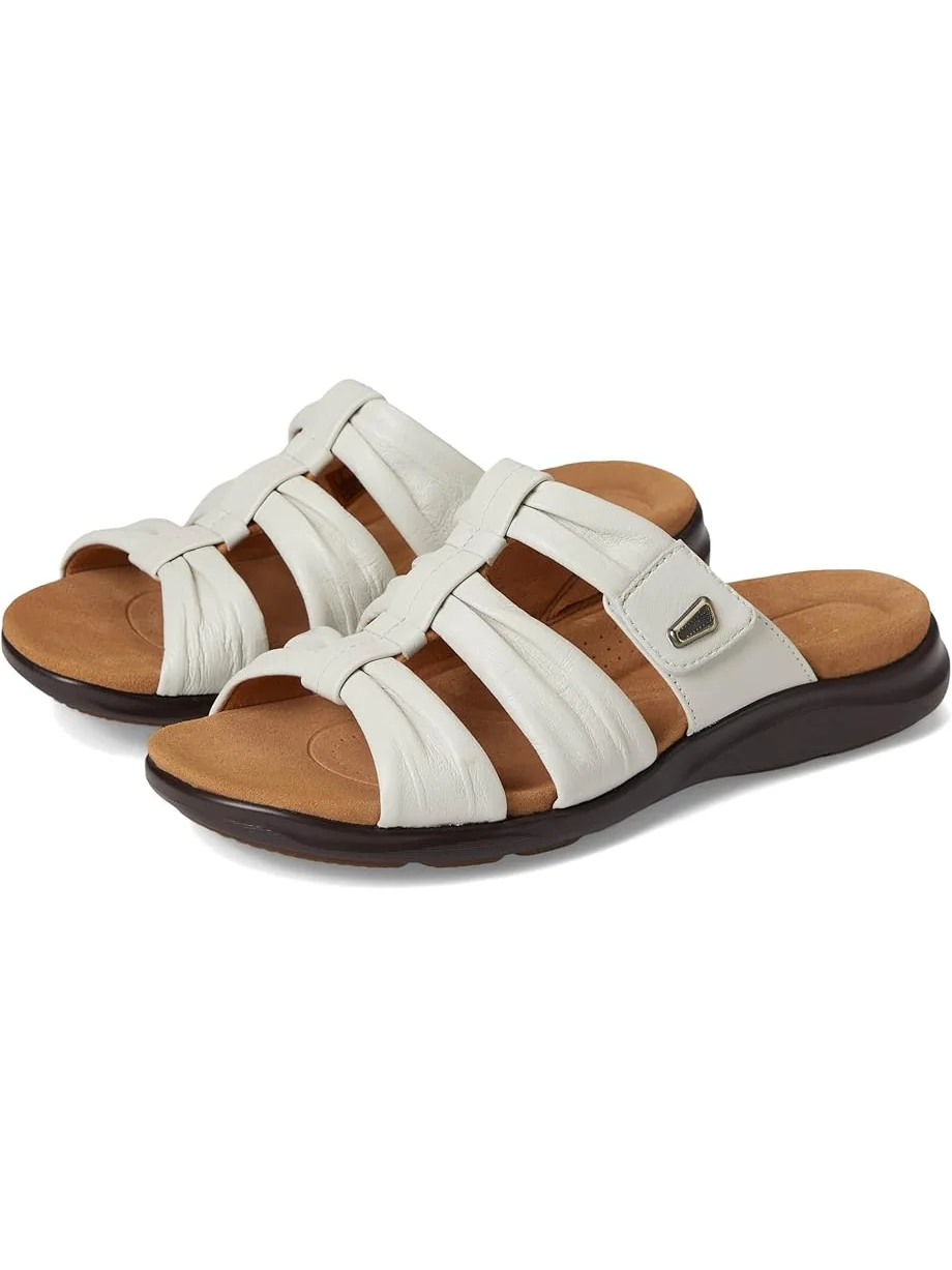 Сандалии Clarks Kitly Slide — изображение 1 из 7, кремовый