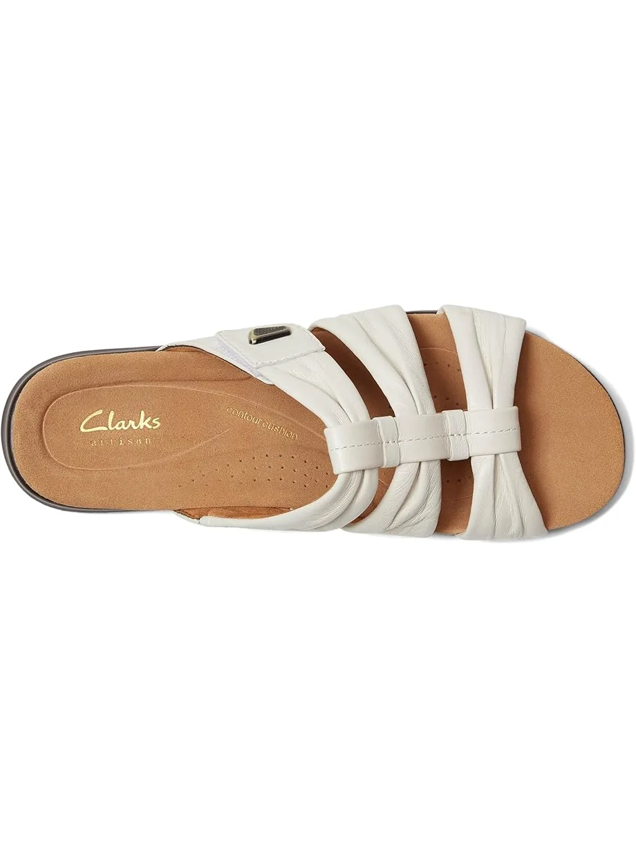 Сандалии Clarks Kitly Slide — изображение 2 из 7, кремовый