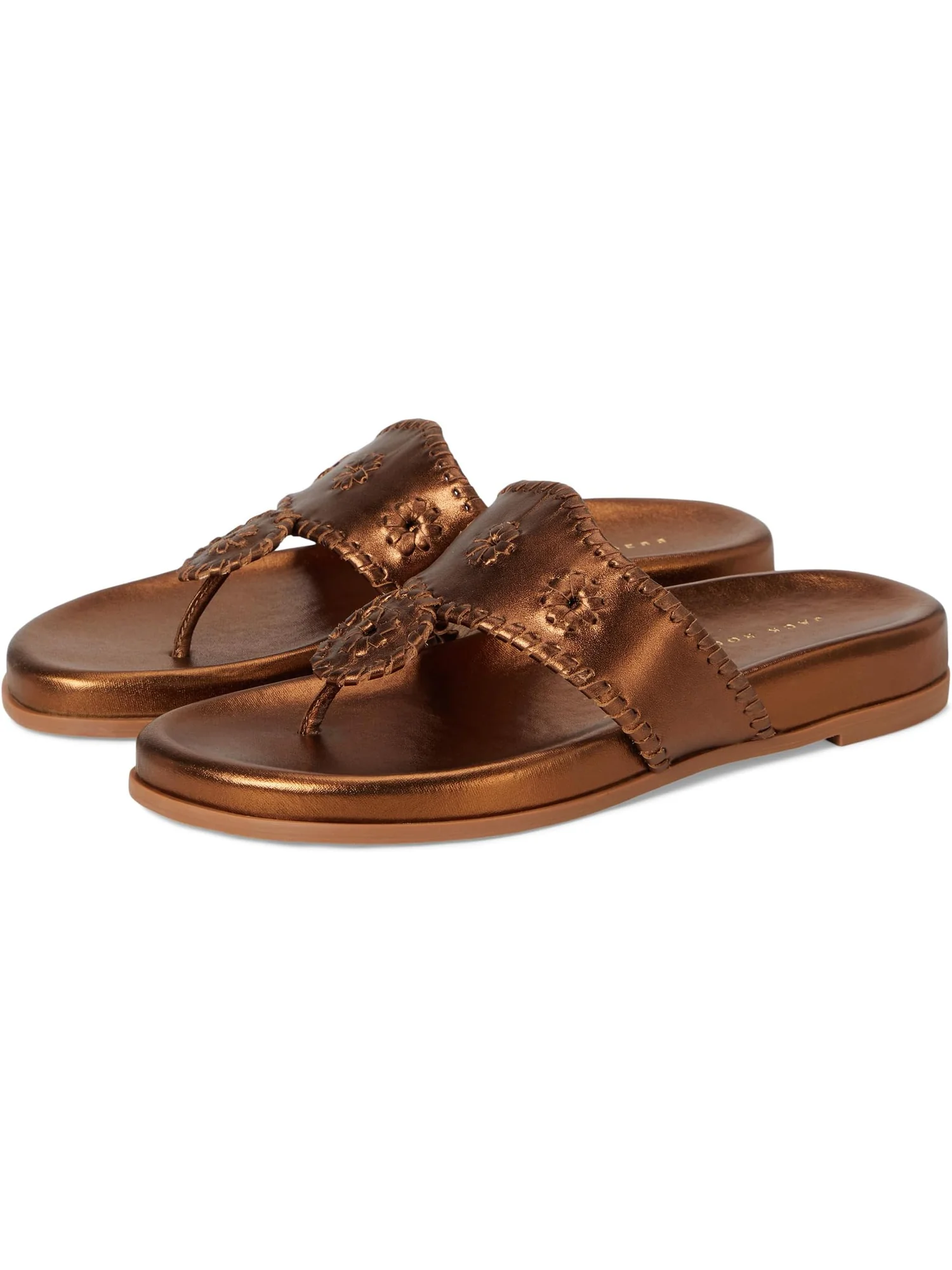 Женские спортивные сандалии Jacks - металлик наппа Jack Rogers — золотистый