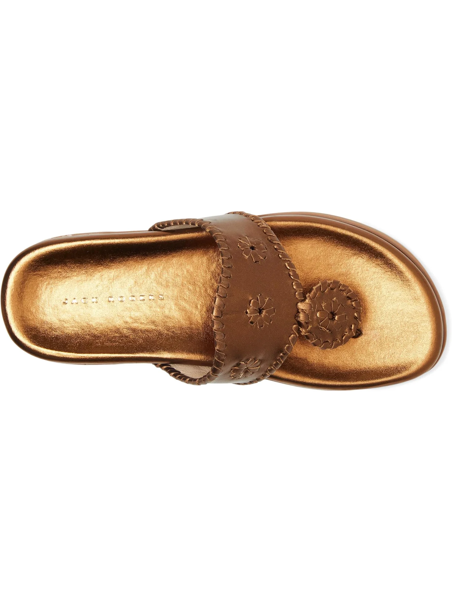 Женские спортивные сандалии Jacks - металлик наппа Jack Rogers — изображение 2 из 7, золотистый
