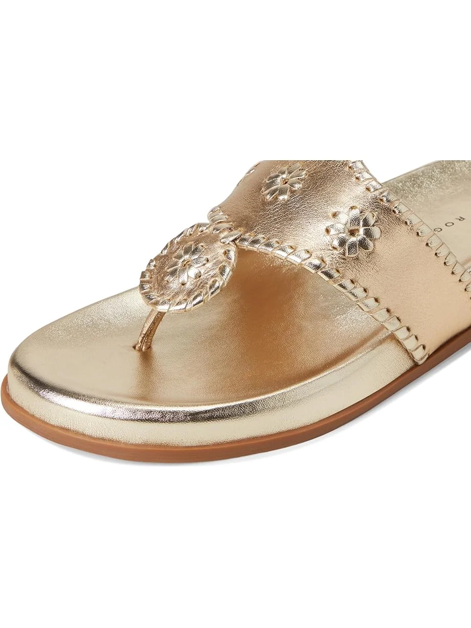 Сандалии Jack Rogers Jacks Sport Sandal - Metallic Nappa — изображение 6 из 7, платиновый