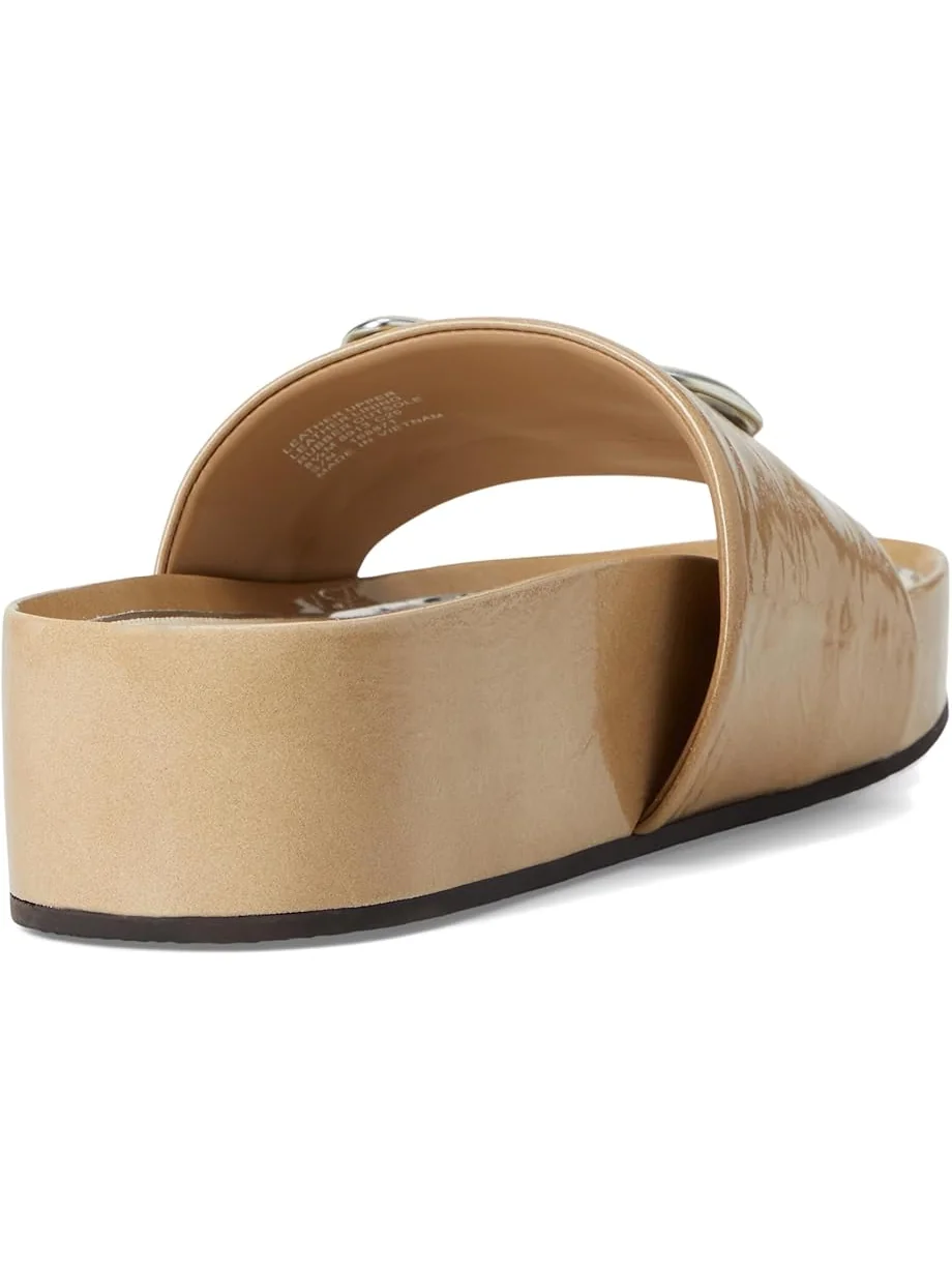 Сандалии Tory Burch Patos Platform Slide — изображение 5 из 7, серый/серебристый