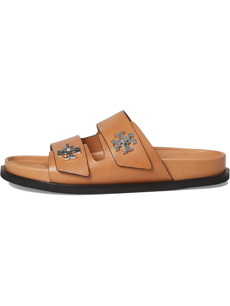Сандалии Tory Burch T Lock Sport Slide — изображение 4 из 7, верблюжий
