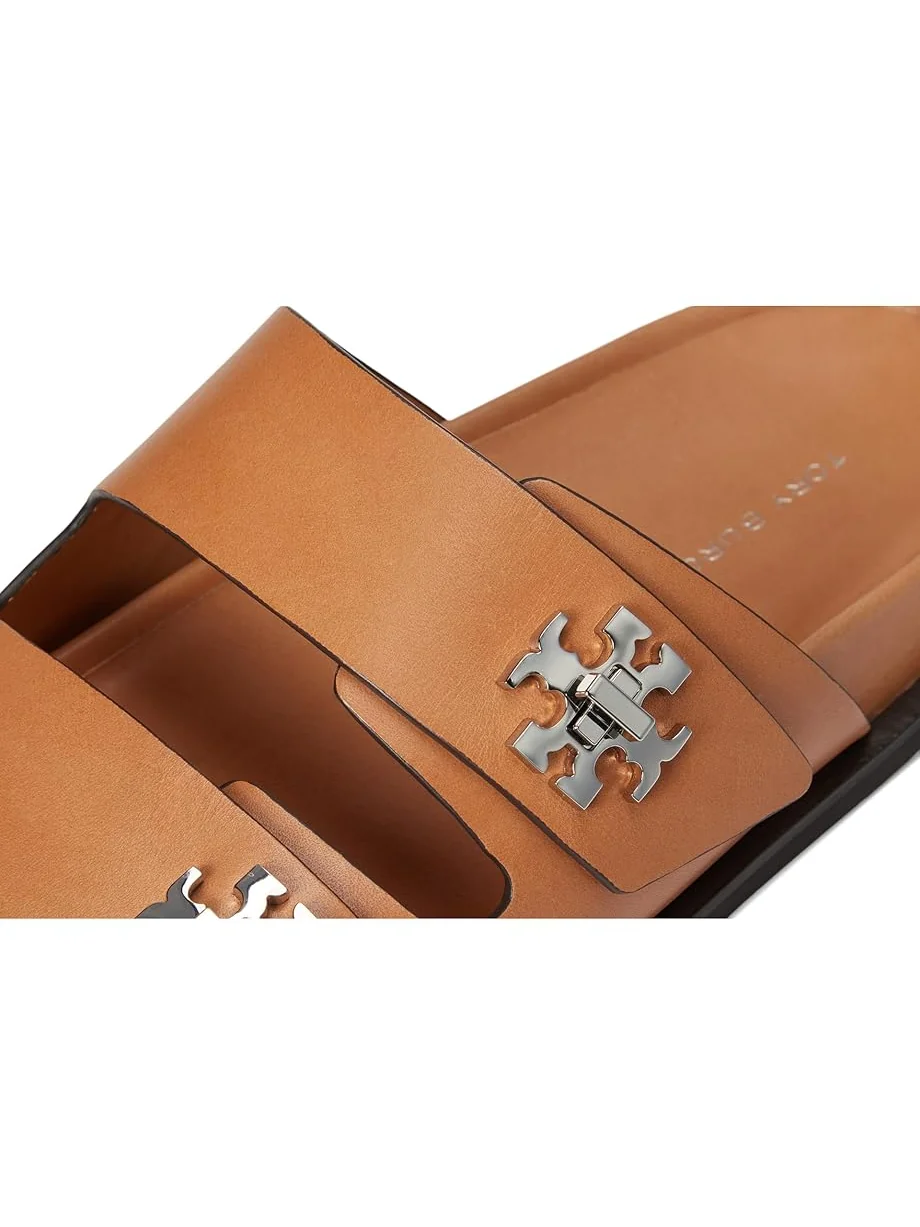 Сандалии Tory Burch T Lock Sport Slide — изображение 6 из 7, верблюжий