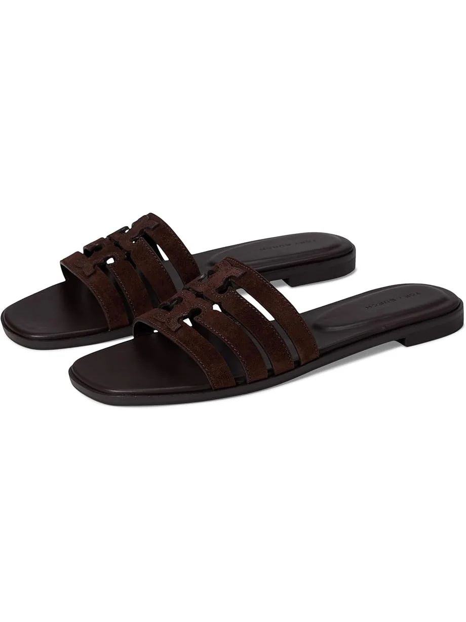 Сандалии Tory Burch Ines Cage Slide — изображение 1 из 7, коричневый