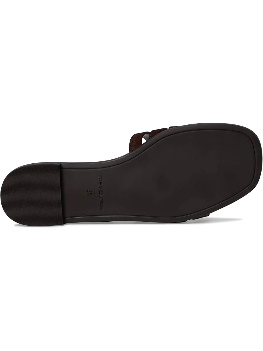 Сандалии Tory Burch Ines Cage Slide — изображение 3 из 7, коричневый