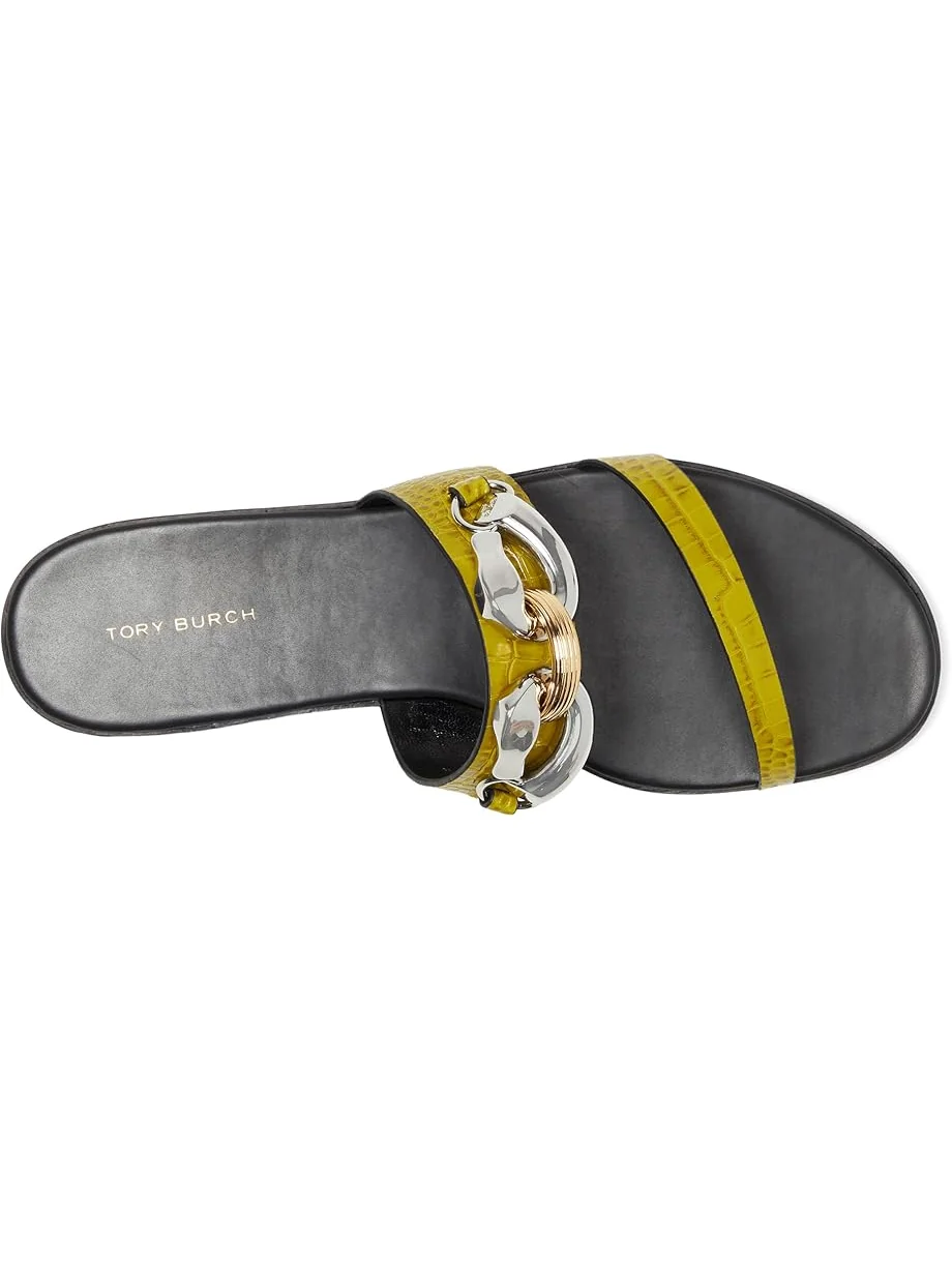 Сандалии Tory Burch Jessa Two Band Sandals — изображение 2 из 7, зеленый