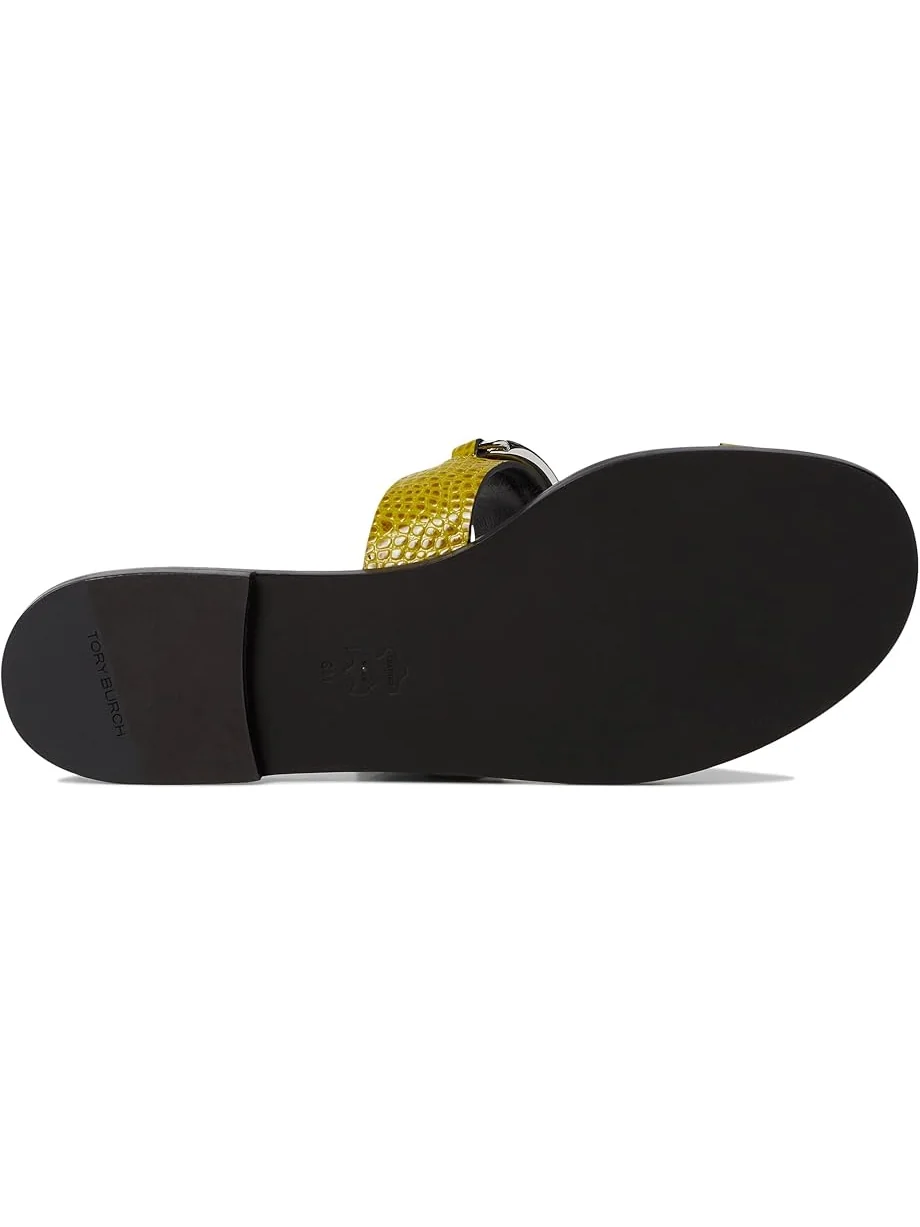 Сандалии Tory Burch Jessa Two Band Sandals — изображение 3 из 7, зеленый