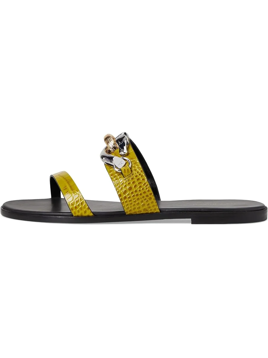 Сандалии Tory Burch Jessa Two Band Sandals — изображение 4 из 7, зеленый