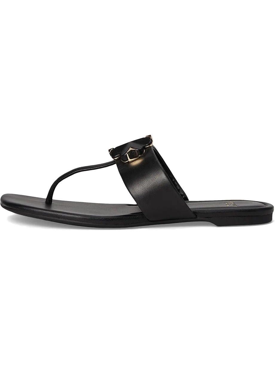Сандалии Kate Spade New York Spade Flower Thong Sandal — изображение 4 из 7, черный