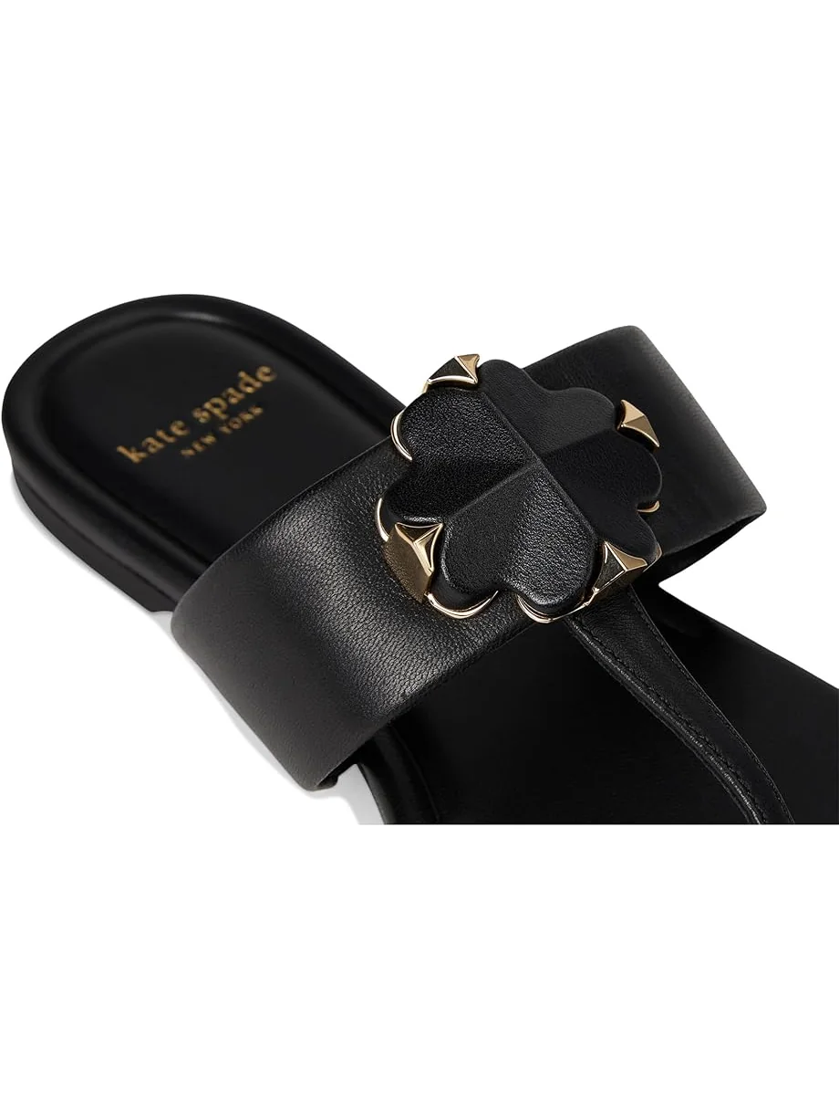 Сандалии Kate Spade New York Spade Flower Thong Sandal — изображение 6 из 7, черный