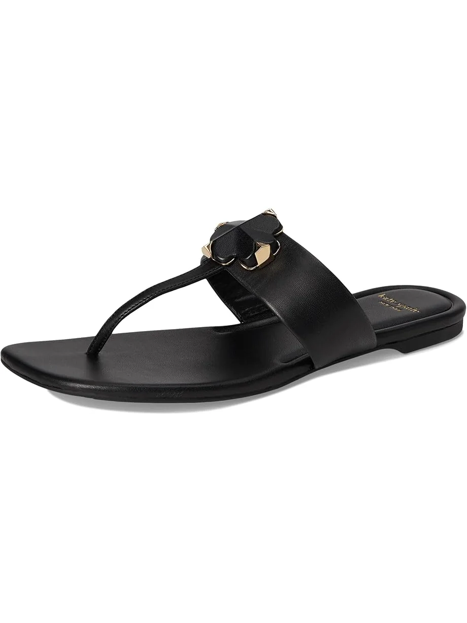Сандалии Kate Spade New York Spade Flower Thong Sandal — изображение 7 из 7, черный