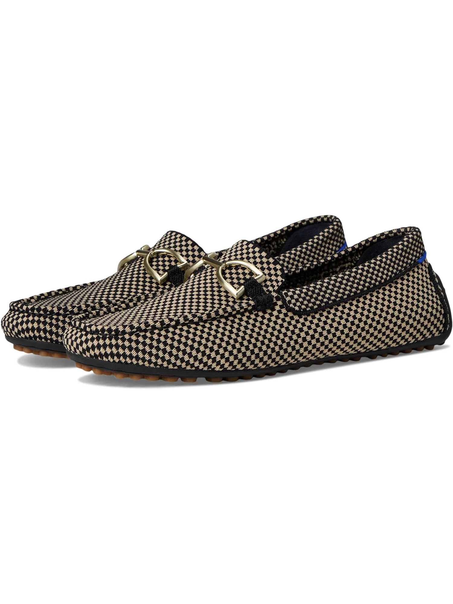 Лоферы Rothy's Women's The Double Bit Driver, Classic Micro Check