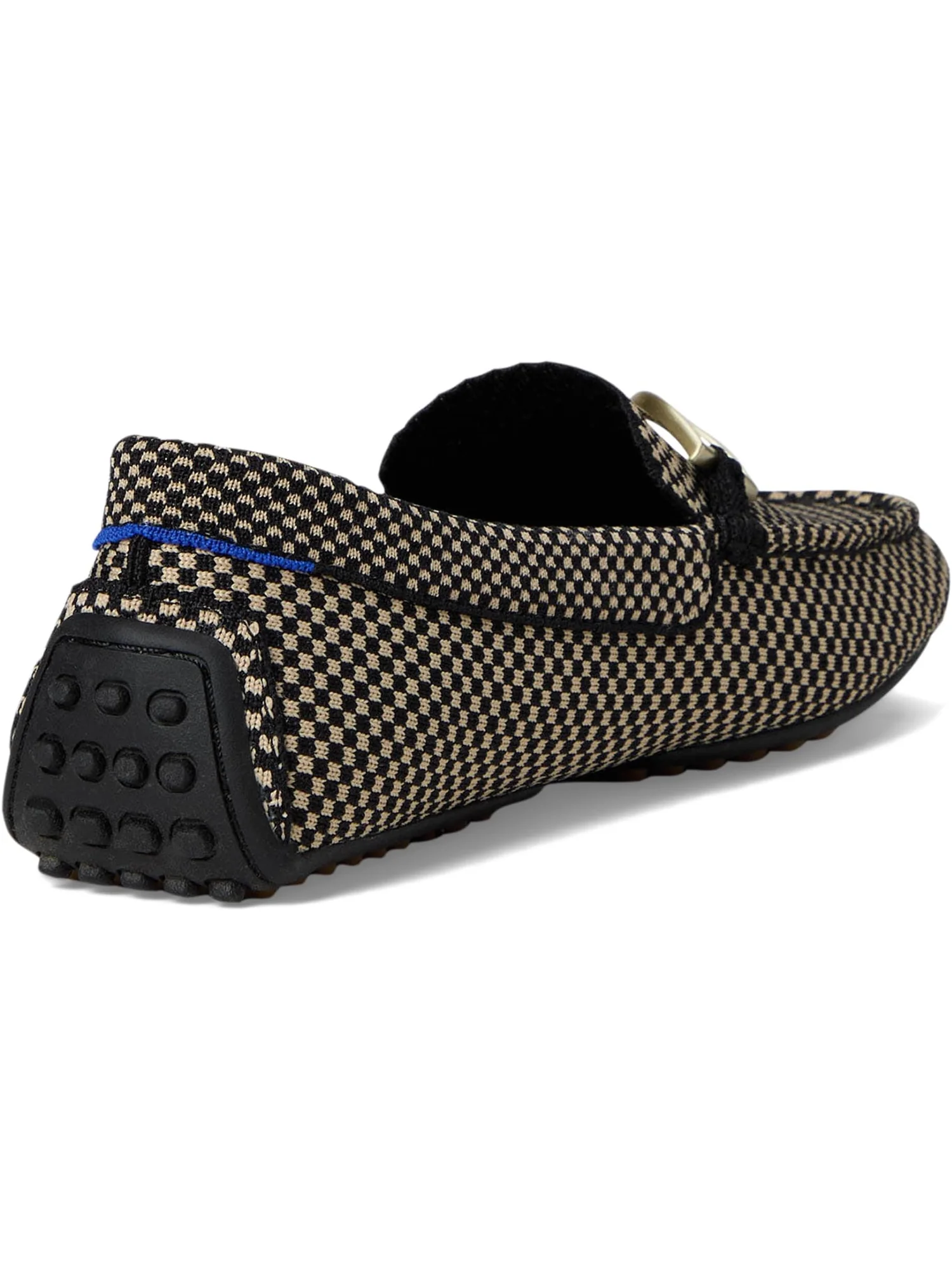 Лоферы Rothy's Women's The Double Bit Driver, Classic Micro Check — изображение 5 из 7, микро принт в клетку