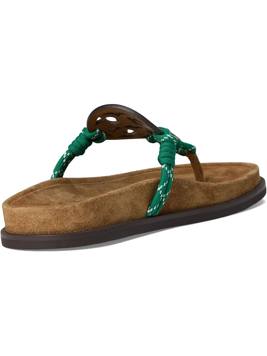 Сандалии Tory Burch Miller Rope Cloud — изображение 5 из 7, зеленый мульти