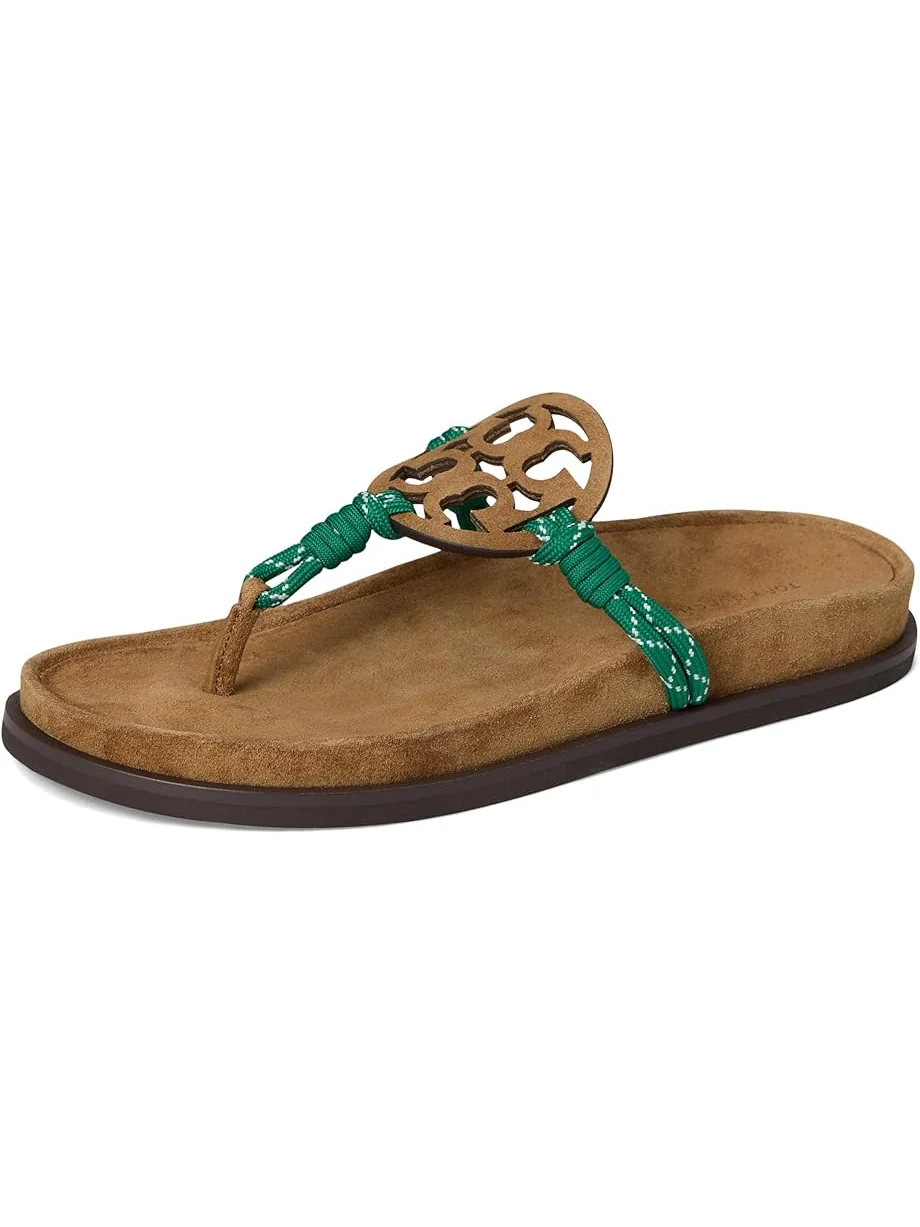 Сандалии Tory Burch Miller Rope Cloud — изображение 7 из 7, зеленый мульти