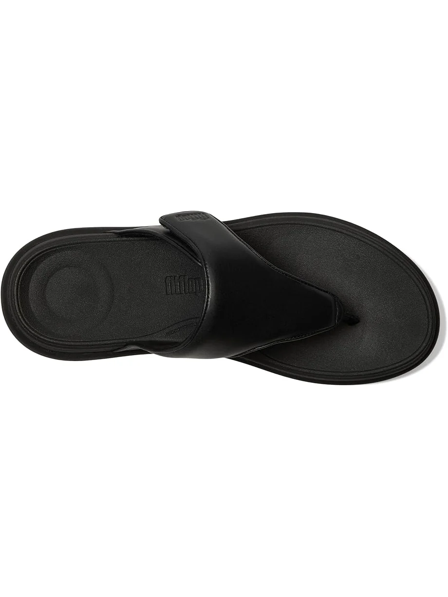 Сандалии FitFlop F-Mode Go Adjustable Flatform Toe-Post Sandals — изображение 2 из 7, черный