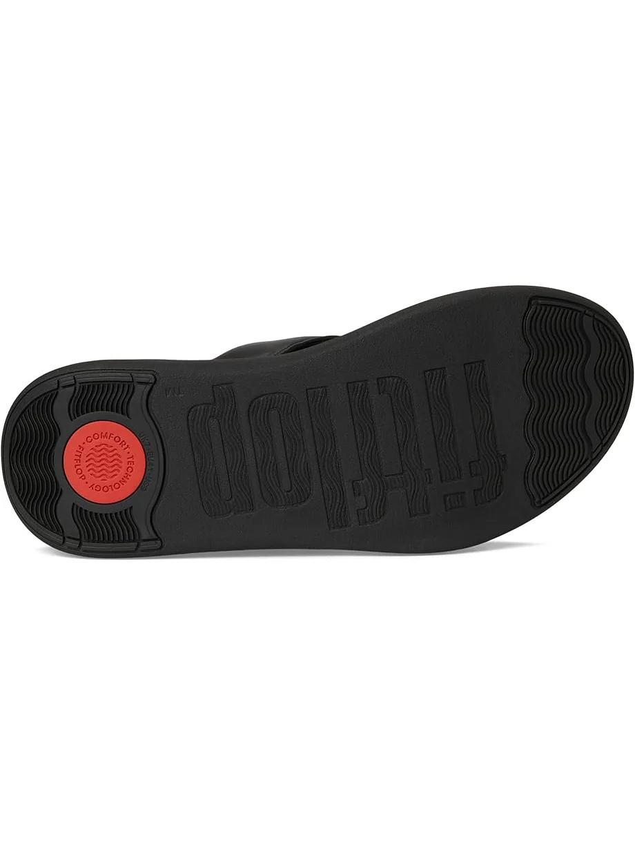 Сандалии FitFlop F-Mode Go Adjustable Flatform Toe-Post Sandals — изображение 3 из 7, черный