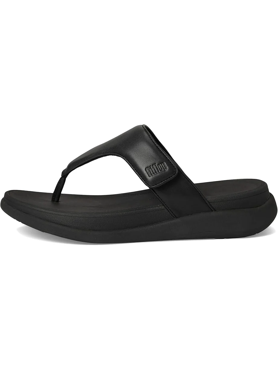 Сандалии FitFlop F-Mode Go Adjustable Flatform Toe-Post Sandals — изображение 4 из 7, черный